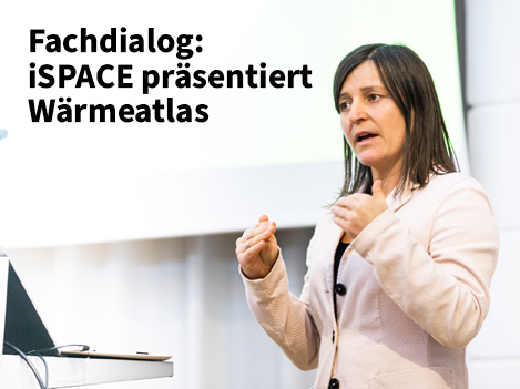 Ingrid Schardinger präsentiert Wärmeatlas.